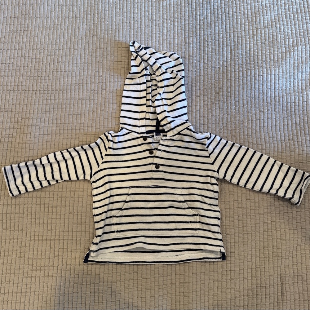 Janie and Jack Striped Long Sleeve Shirt - 12-18 Months